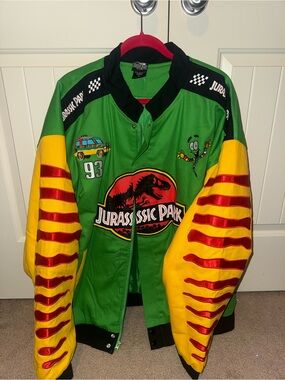 Men’s exclusive Jurassic Park 93 Jeep Bomber Jacket